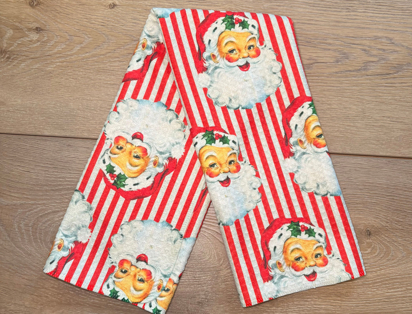 Vintage Santa Towel