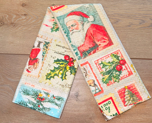 Vintage Stamp Towel
