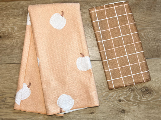 Pumpkin Hand Towel & Washcloth Set