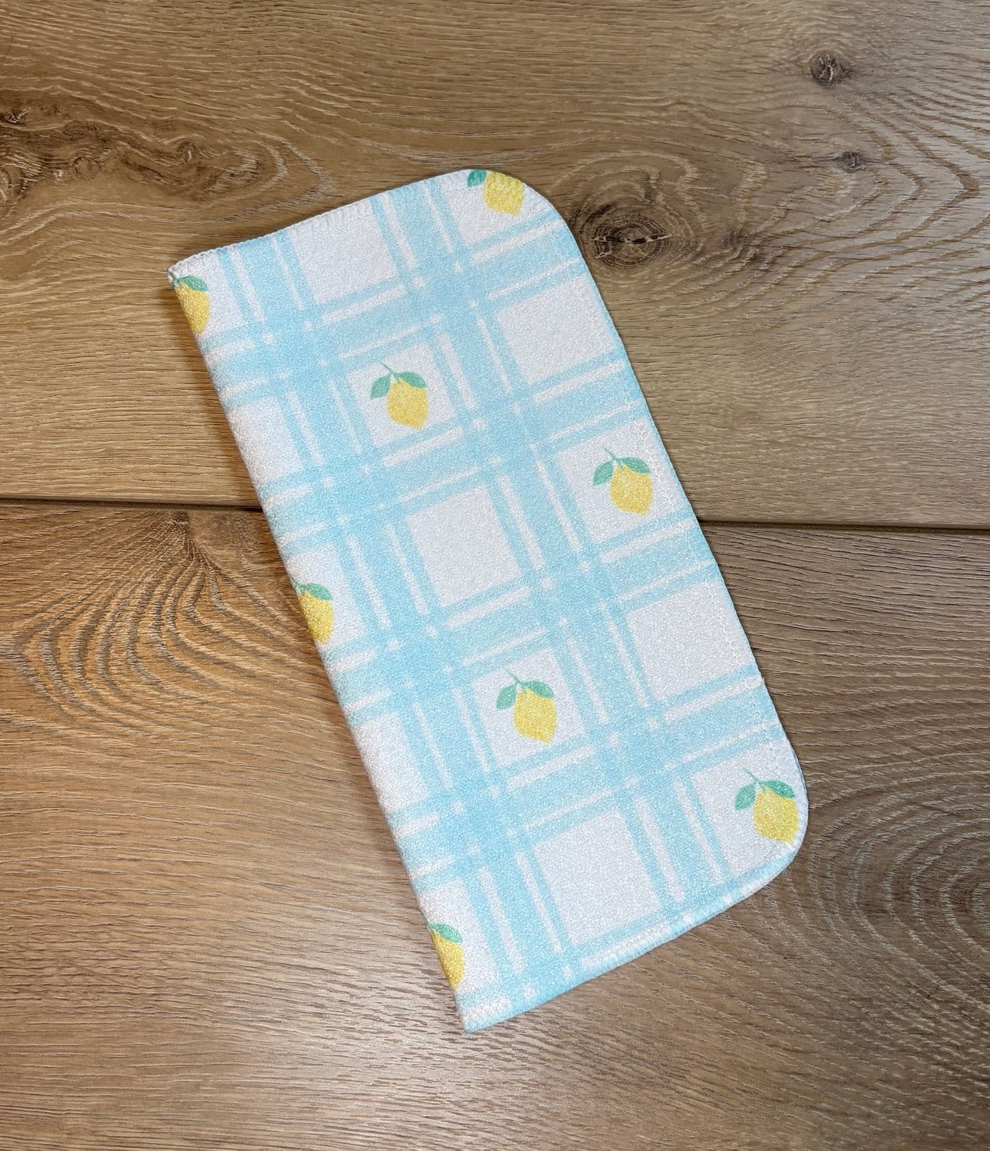 Lemon checkered Washcloth