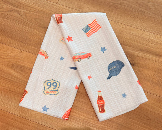 Route 66 Hand Towel