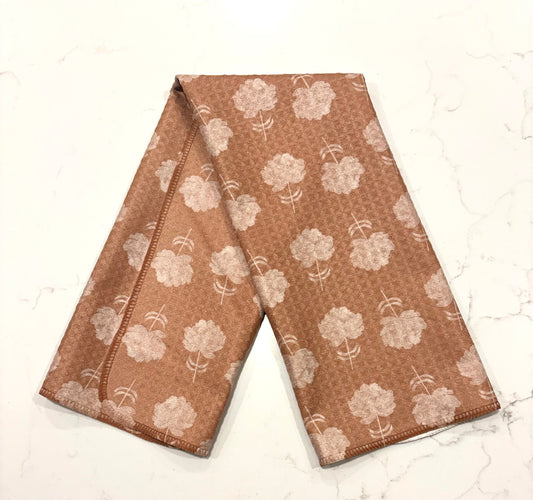 Mauve Peonies Hand Towels