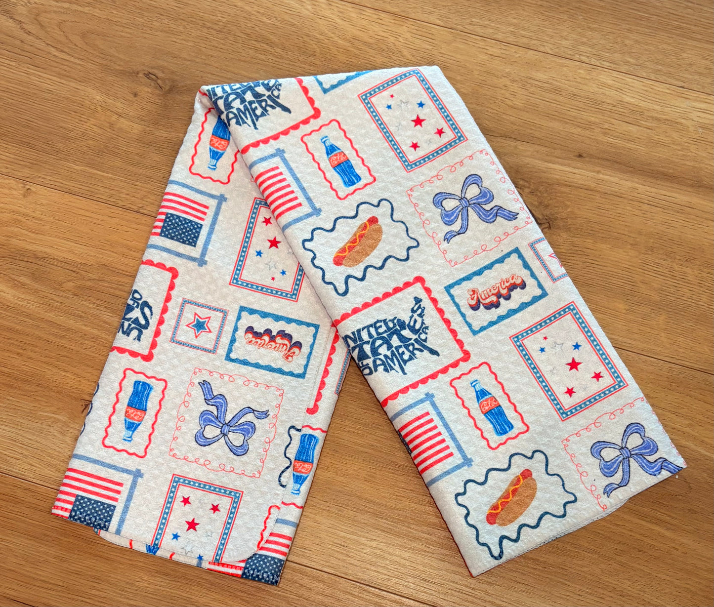 BBQ Stamp Hand Towel