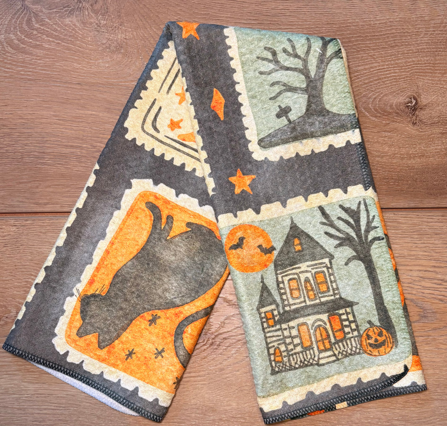 *PREORDER Halloween Stamp Hand Towel