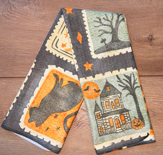 *PREORDER Halloween Stamp Hand Towel