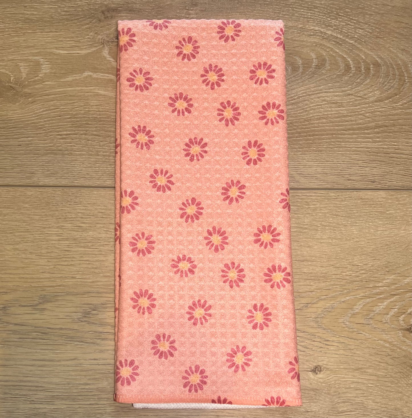 Bright Pink Flower Hand Towel