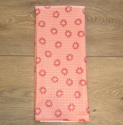 Bright Pink Flower Hand Towel