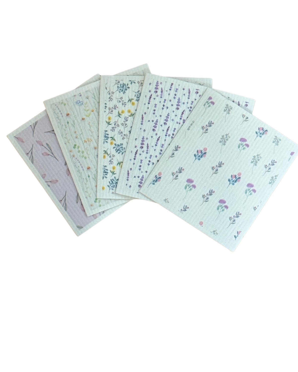 Spring Floral Swedish Towels (5-pack)