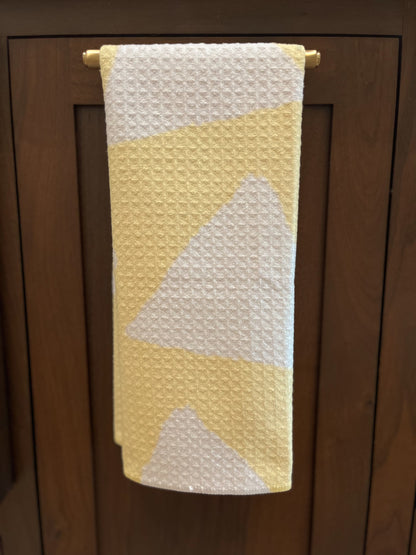 Yellow Triangle Towel